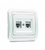Makel Mimoza розетка компьютерная CAT5e + CAT5e белая 12036 Makel Mimoza розетка компьютерная CAT5e + CAT5e белая 12036