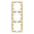 Makel Mimoza рамка 3-я вертикаль крем 32033 Makel Mimoza рамка 3-я вертикаль крем 32033
