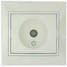 Lezard Mira Розетка телевизионная белая 701-0202-130