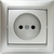Legrand Valena Розетка без заземления алюминий 770116 Legrand Valena Розетка без заземления алюминий 770116
