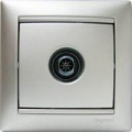 Legrand Valena Розетка TV простая алюминий 770129