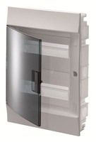 ABB Бокс в нишу Mistral IP41 36М зеленая прозрачная дверь 2 ряда (c клеммами) 1SLM004101A1206