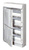 ABB Mistral IP41 Бокс накладной белый с белой дверцей 72М с клеммой 1SLM004102A3110 ABB Mistral IP41 Бокс накладной белый с белой дверцей 72М с клеммой 1SLM004102A3110