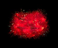 CL40 Гирлянда "мишура", 100 LED красный, 6,1 м + 4,3м