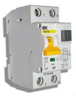 Дифавтомат IEK серия АВДТ32 2п 16А 30мА MAD22-5-016-C-30