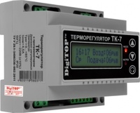 DigiTOP терморегулятор ТК-7, DIN (трехканальный с недельным программатором, цифровой датчик DS18B20)