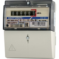 Электросчетчик ЭНЕРГОМЕРА CE101 R5.1 145 M6 230В 5-60А