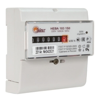 Электросчетчик Нева 303 1S0 220V 5(100)A МОУ ДИН