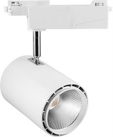 Feron AL104 светильник трековый светодиодный на шинопровод 50W, 4500Lm, 4000K, угол освещения 35°, белый 29689