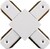 Feron LD1002 Коннектор X-образный для шинопровода, белый, 10330 Feron LD1002 Коннектор X-образный для шинопровода, белый, 10330