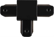 Feron LD1003 Коннектор Т-образный для шинопровода, черный, 10333