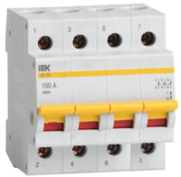 iEK Выключатель нагрузки ВН-32 4П 100А MNV10-4-0100