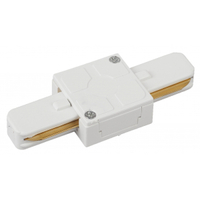 Коннектор прямой для шинопровода белый TR7-C 2W I WH