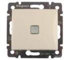 Legrand Valena Выключатель 1 кл. с подсветкой кремовый 774310