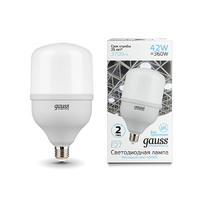 Лампа Gauss Elementary LED T120 E27 42W 3700lm 180-240V 6500K 63234