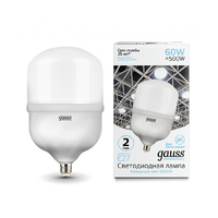 Лампа Gauss Elementary LED T160 E27 60W 5600lm 180-240V 6500K 63236