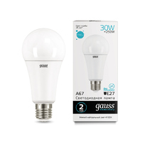 Лампа Gauss LED Elementary A67 30W E27 2360lm 4100K 73229