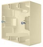 Legrand ETIKA Коробка 1 пост накладная крем 672520