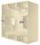 Legrand ETIKA Коробка 1 пост накладная крем 672520 Legrand ETIKA Коробка 1 пост накладная крем 672520