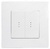 Legrand ETIKA Выключатель 2кл. прох. с подсв. белый механизм 672216