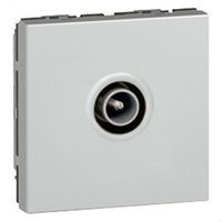 Legrand Mosaic Розетка TV диаметр 9,52 алюминий 79292