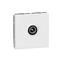 Legrand Mosaic Розетка TV диаметр 9,52 белый 78782