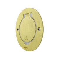 Legrand Mosaic Встраиваемый блок IP44 круглый 1 пост бронза 89711
