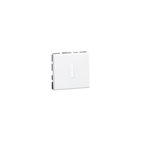 Legrand Программа Mosaic Переключатель 16AX со светодиодной подсветкой 2 модуля 77094