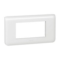 Legrand Программа Mosaic Рамка 4 модуля горизонтальная белый 78814