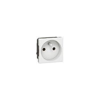 Legrand Программа Mosaic Розетка 2К+З правая Программа Mosaic с винтовым зажимом для повторного подключения сечением 4 мм² 2 модуля белый 77113