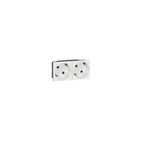 Legrand Программа Mosaic Розетка 2x2К+3 под углом 45° стандартная 77252