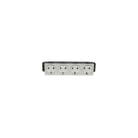 Legrand Программа Mosaic Розетка 4x2К+3 для монтажа на кабель-каналах с винтовыми зажимами 77604