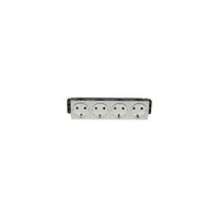 Legrand Программа Mosaic Розетка 4x2к+З немецкий стандарт для установки в кабель-канале 77464