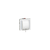 Legrand Программа Mosaic Выключатель кнопочный перекидной со шнуром 2 модуля 6 A белый 77044
