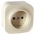 Legrand Quteo Розетка б/з крем 782240 Legrand Quteo Розетка б/з крем 782240