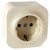 Legrand Quteo Розетка с/з крем 782241 Legrand Quteo Розетка с/з крем 782241