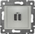 Legrand Valena Розетка USB 2-ая Алюминий 770270 Legrand Valena Розетка USB 2-ая Алюминий 770270