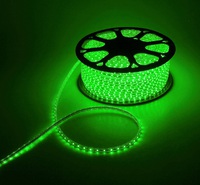Лента светодиодная 4.8W 220V (100м) зеленая
