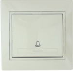 Lezard MIRA кнопка звонка крем 701-0303-103