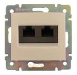 Legrand Valena Розетка TF+Компьютер крем 774180