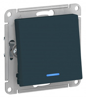 Schneider Electric ATLAS DESIGN 1-кл ПЕРЕКЛЮЧАТЕЛЬ с подсветкой, сх.6а, 10АХ, механизм, ИЗУМРУД ATN000863