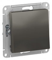 Schneider Electric ATLAS DESIGN 1-клавишный ПЕРЕКЛЮЧАТЕЛЬ, сх.6, 10АХ, механизм, СТАЛЬ ATN000961