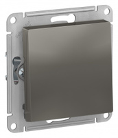 Schneider Electric ATLAS DESIGN 1-клавишный ВЫКЛЮЧАТЕЛЬ, сх.1, 10АХ, механизм, СТАЛЬ ATN000911