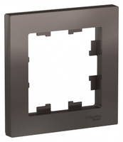 Schneider Electric ATLAS DESIGN 1-постовая РАМКА, МОККО ATN000601