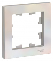 Schneider Electric ATLAS DESIGN 1-постовая РАМКА, ЖЕМЧУГ ATN000401