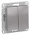 Schneider Electric ATLAS DESIGN 2-клавишный ВЫКЛЮЧАТЕЛЬ, сх.5, 10АХ, механизм, АЛЮМИНИЙ ATN000351