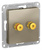 Schneider Electric ATLAS DESIGN АУДИОРОЗЕТКА двухместная, ШАМПАНЬ ATN000587 Schneider Electric ATLAS DESIGN АУДИОРОЗЕТКА двухместная, ШАМПАНЬ ATN000587