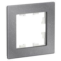 Schneider electric ATLAS DESIGN NATURE 1-постовая РАМКА, МРАМОР АЙС ГРЕЙ ATN343201