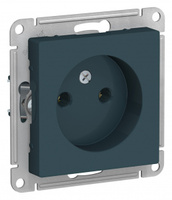 Schneider Electric ATLAS DESIGN РОЗЕТКА без заземления, 16А, механизм, ИЗУМРУД ATN000841