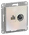Schneider Electric ATLAS DESIGN РОЗЕТКА двойная комп+ТВ, RJ45+TV, кат.5E, механизм, ЖЕМЧУГ ATN000489
